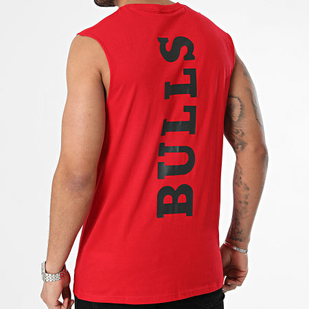 New Era - Camiseta de tirantes Chicago Bulls NBA 60435483 Rojo