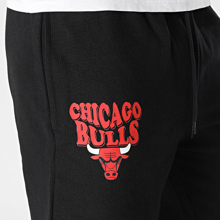 New Era - Pantalones de chándal de los Chicago Bulls 60435499 Negro