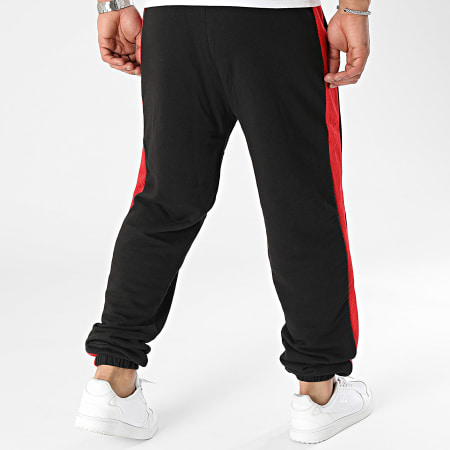 New Era - Pantaloni da jogging dei Chicago Bulls 60435497 Nero Rosso