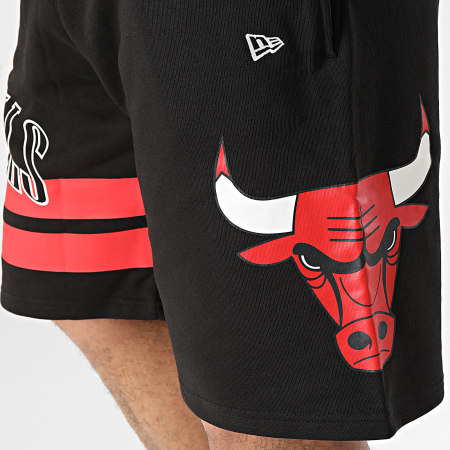 New Era - Pantaloncini da jogging dei Chicago Bulls 60435424 Nero