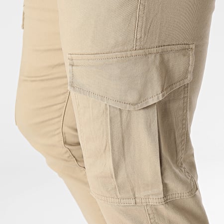 Produkt - Pantaloni cargo con risvolto 12232212 Beige