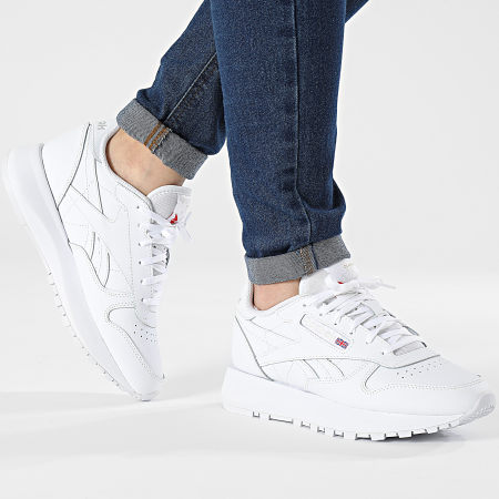 Reebok - Sneakers donna Classic Leather SP 100074458 Footwear White Pure Grey