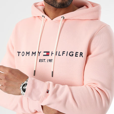 Tommy Hilfiger - Sweat Capuche Tommy Logo 1599 Rose