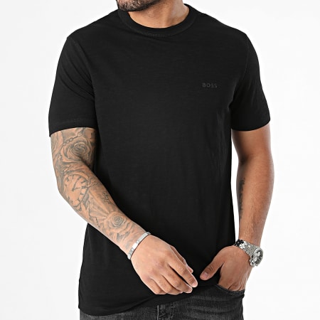 【送料&関税込】Hugo Boss T-shirt tegood BOSS - Tee Shirt Tegood 50508243 Black - Ryses