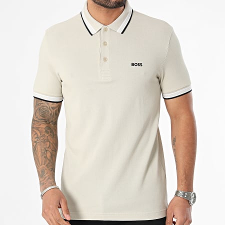 BOSS - Polo Manches Courtes Paddy 50469055 Beige