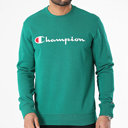 Champion - Sudadera cuello redondo 219828 Verde