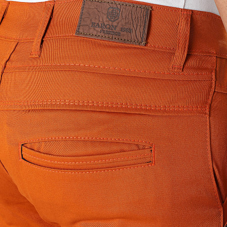 Classic Series - Pantalones chinos naranja ladrillo