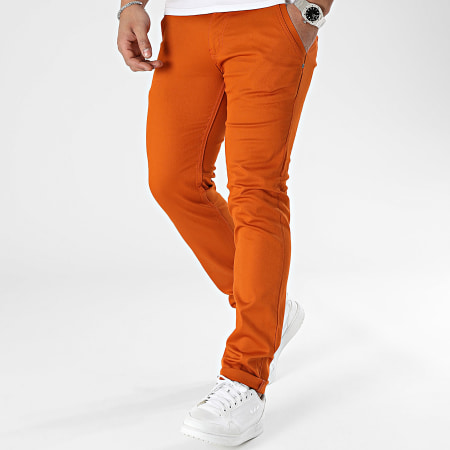 Classic Series - Pantalon Chino Orange Brique