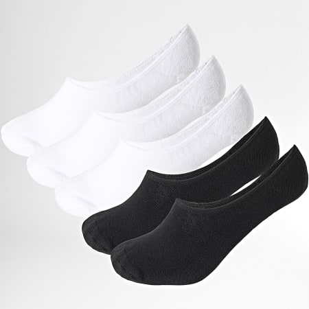 Element - Lote de 5 pares de calcetines bajos ELYAA00185 Blanco Negro