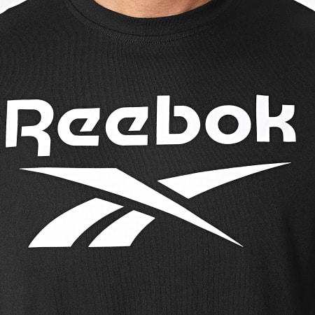 Reebok - Tee Shirt Big Stacked Logo 100070405 Nero