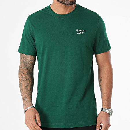Reebok - Camiseta Identity Logo Pequeño 100076436 Verde oscuro