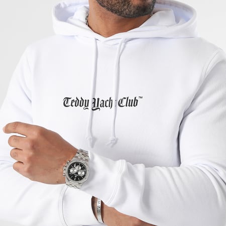 Teddy Yacht Club - Sweat Capuche +Edition Purple Blanc