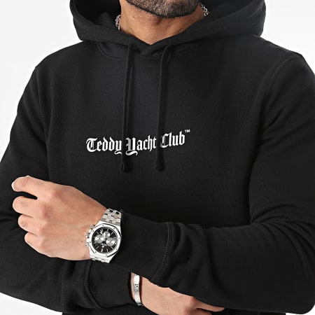 Teddy Yacht Club - Sudadera con capucha +Edición Rosa Negro