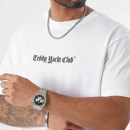 Teddy Yacht Club - Tee Shirt Oversize Large +Edition Pink Blanc