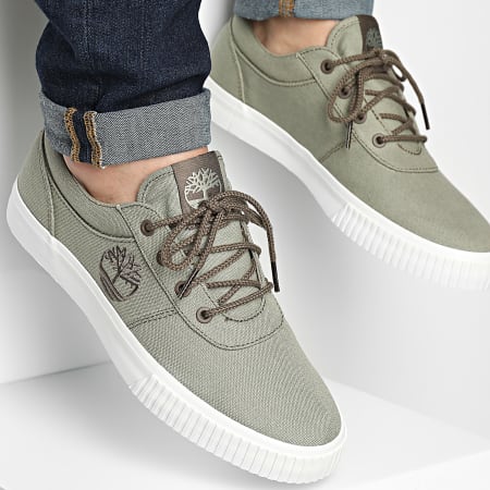 Timberland - Mylo Bay Low Lace A6629 Light Taupe Canvas Sneakers
