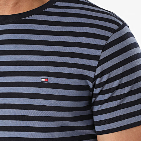 Tommy Hilfiger - Slim Fit Stripes Camiseta 0800 Azul Marino