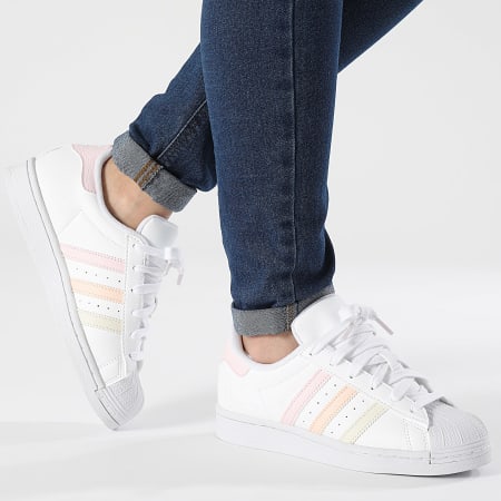 Adidas Originals - Sneakers Superstar donna IF3570 Footwear White Clear Pink Supplier Colour