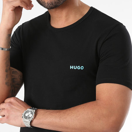 HUGO - Lot De 3 Tee Shirts 50480088 Noir