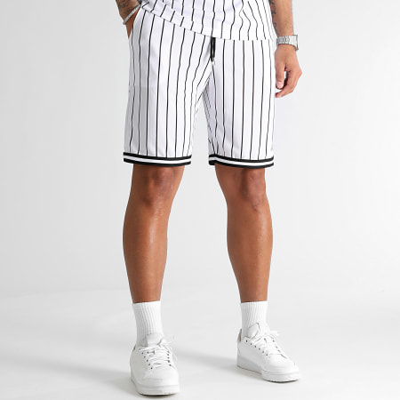 LBO - Camiseta Baseball Short Jogging Set 1039 Blanco