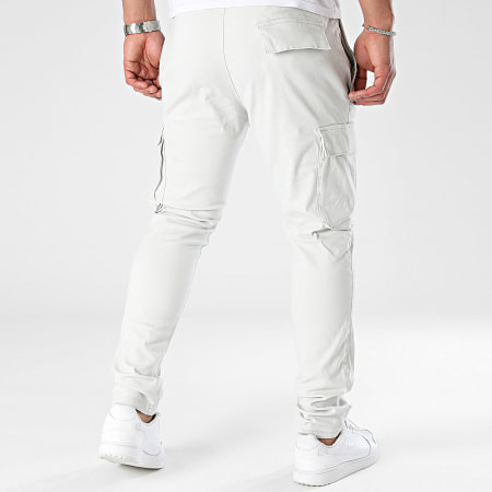 Only And Sons - Pantalon Cargo Linus Gris Clair