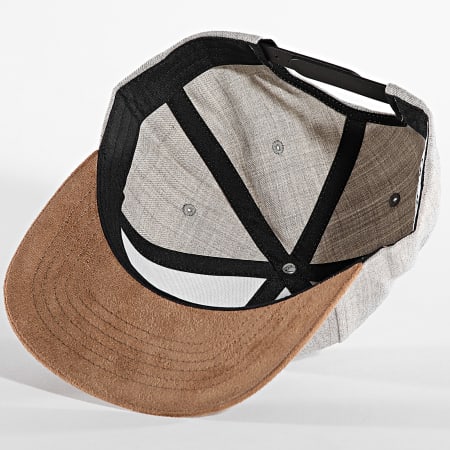 Reell Jeans - Snapback Suede Cap Camel Heather Grey