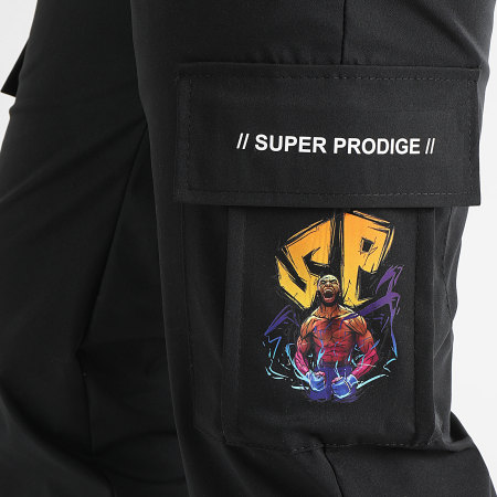 Super Prodige - Energie Cargo Pants Negro Amarillo