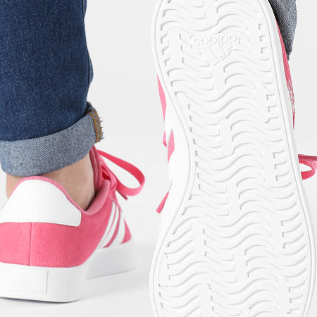 Adidas Sportswear - Baskets Femme VL Court 3.0 Pink Fusion Footwear White Bright Red