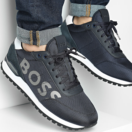 BOSS - Sneakers Parkour Runn 50519383 Blu scuro