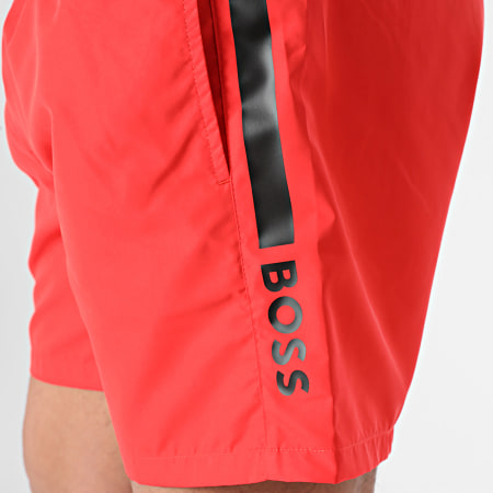 BOSS - Shorts de baño Dolphin 50508798 Rojo