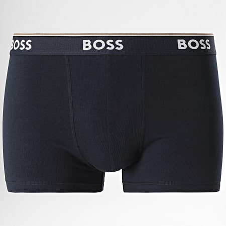 BOSS - Confezione da 3 boxer Power Design 50514950 blu navy nero