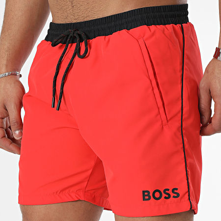 BOSS - Pantaloncini da bagno Starfish 50515191 Rosso