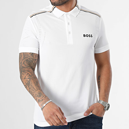 BOSS - Polo Manches Courtes Patteo MB 13 50506186 Blanc