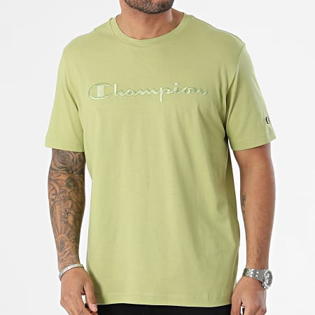 Champion - Comfort Fit Tee Shirt 219870 Verde