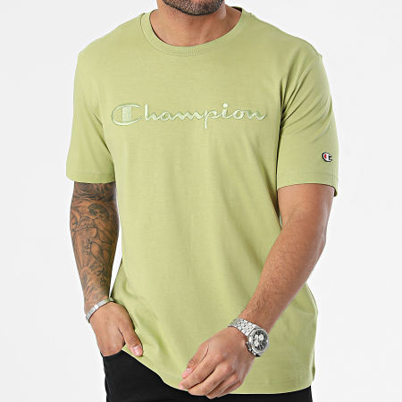 Champion - Comfort Fit Tee Shirt 219870 Verde