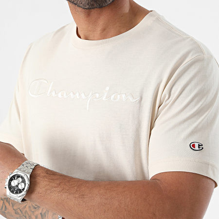 Champion - Tee Shirt Comfort Fit 219870 Beige