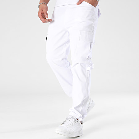 Frilivin - Pantalones cargo blancos
