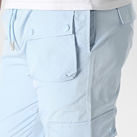 Frilivin - Pantaloni cargo blu chiaro