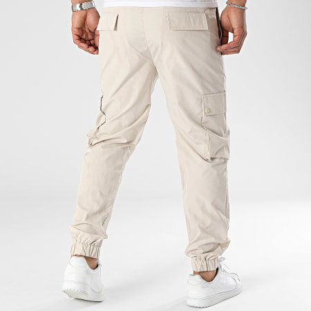 Frilivin - Pantalones Cargo Beige