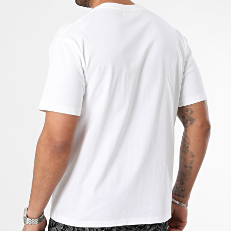 Frilivin - Set di maglietta e pantaloncini da jogging con tasca bianca e nera