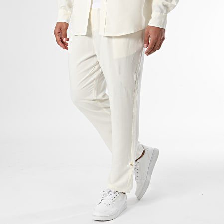 Frilivin - Set camicia e pantaloni beige