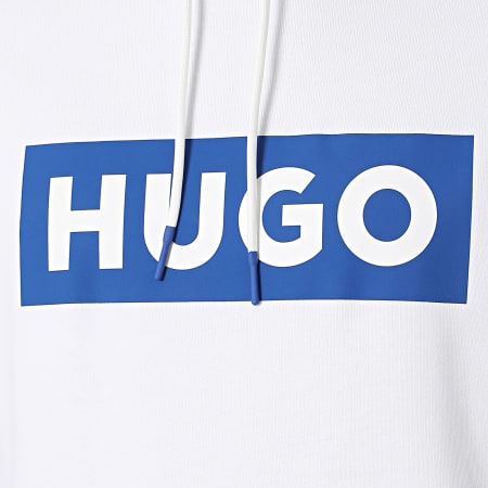 Hugo Blue - Nalves Felpa con cappuccio 50522370 Bianco