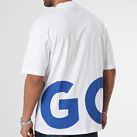 Hugo Blue - Tee Shirt Oversize Large Nannavaro 50509840 Blanc