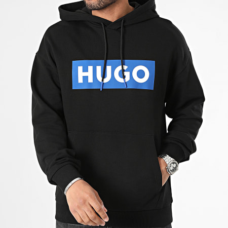 Hugo Blue - Nalves Felpa con cappuccio 50522370 Nero