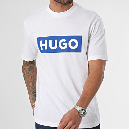 Hugo Blue - Tee Shirt Nico 50522376 Blanc