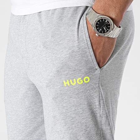 HUGO - Pantalones de chándal enlazados 50518684 Gris jaspeado