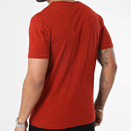 Kaporal - Camiseta cuello pico Neter Rojo jaspeado