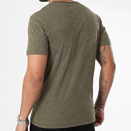 Kaporal - Camiseta cuello pico Neter Verde caqui jaspeado