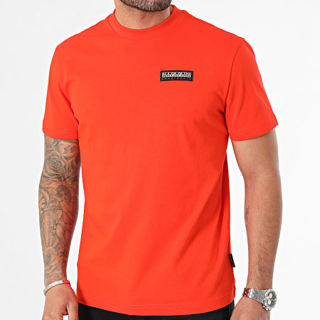 Napapijri - Camiseta S-Iaato A4HFZ Naranja