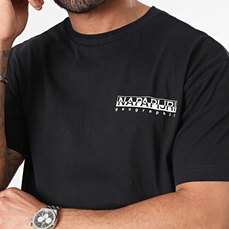 Napapijri - Camiseta S-Kotcho A4HTV Negra