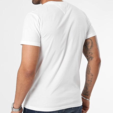 Tommy Jeans - Lote De 2 Camisetas Slim Jersey 5381 Blanco Azul Pato